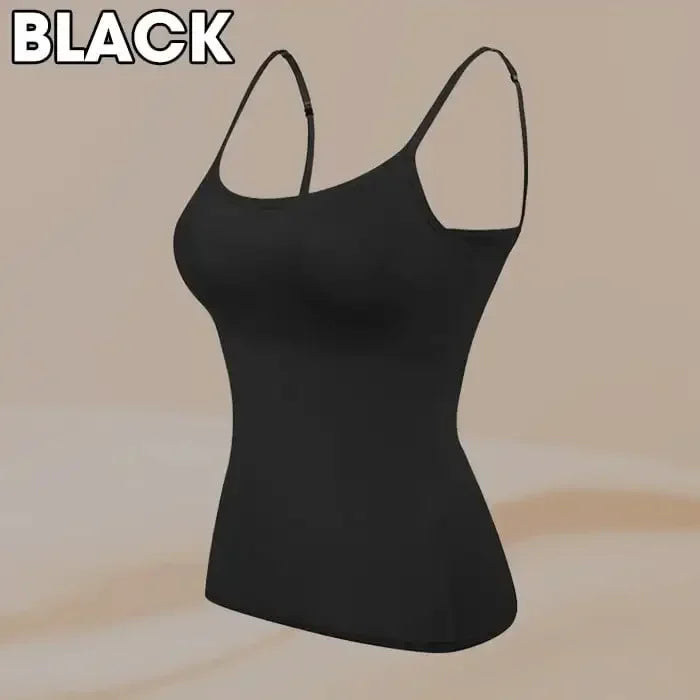 Elevate Your Summer Wardrobe with Our Stylish Solid Padded Bra Camisole Top for Women