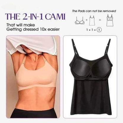 Elevate Your Summer Wardrobe with Our Stylish Solid Padded Bra Camisole Top for Women
