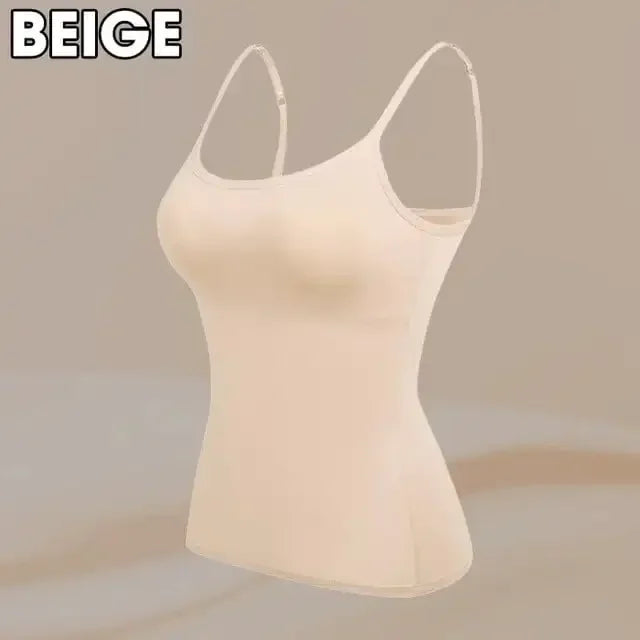 Elevate Your Summer Wardrobe with Our Stylish Solid Padded Bra Camisole Top for Women